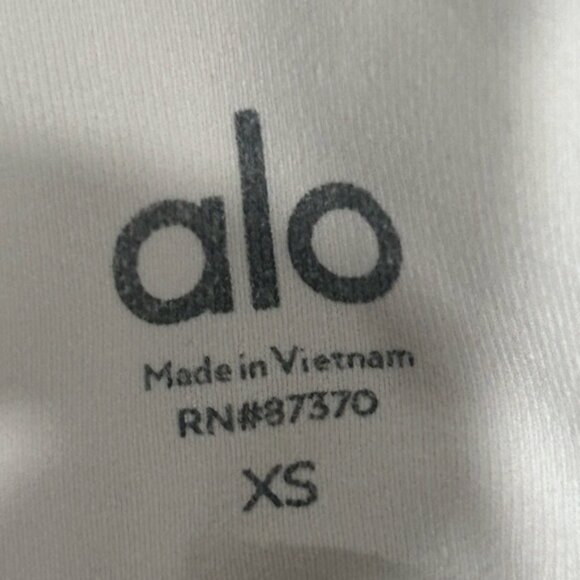 Alo Yoga White High-Waisted Leggings XS - Picture 4 of 4